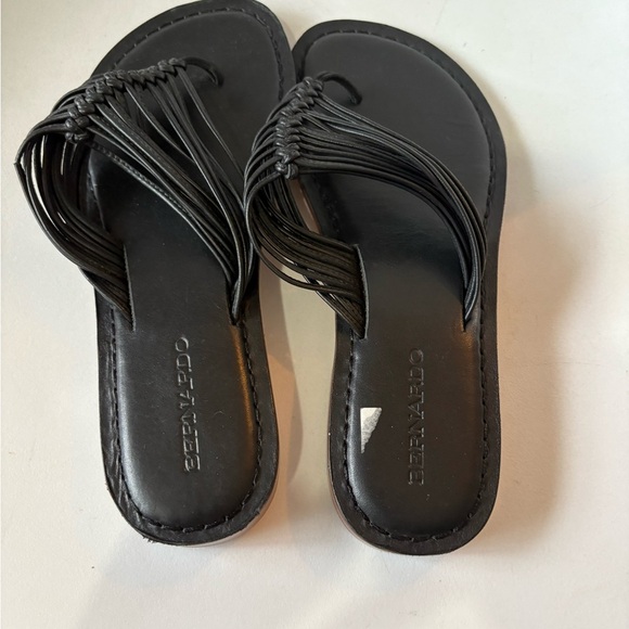 Bernardo leather womens Talia sandals square toe rounded size 8.5 Anthropologie - Picture 3 of 9